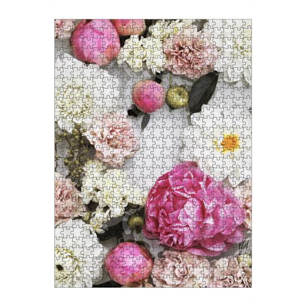 Puzzle Ravensburger "Pink Peony Floral Artwork" artboxONE - Natur,Floral,Für Mama