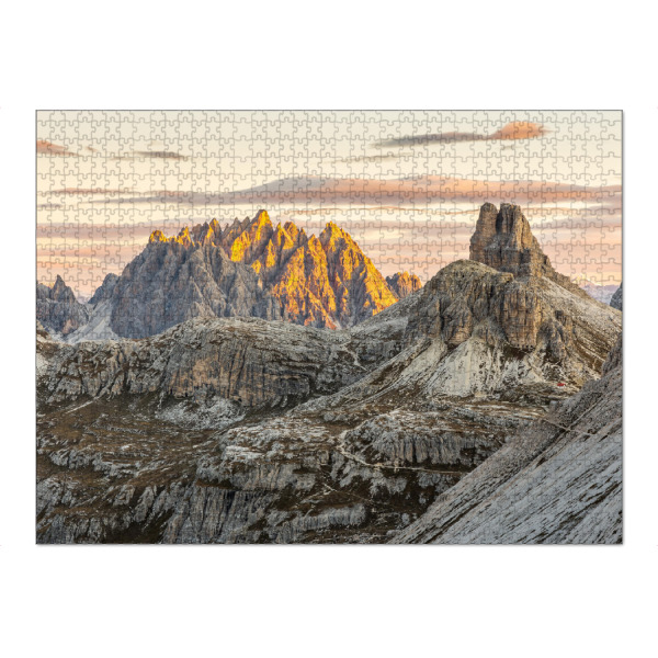 Puzzle Ravensburger "Haunoldgruppe Dolomiten" artboxONE - Natur,Reise,Reise / Länder