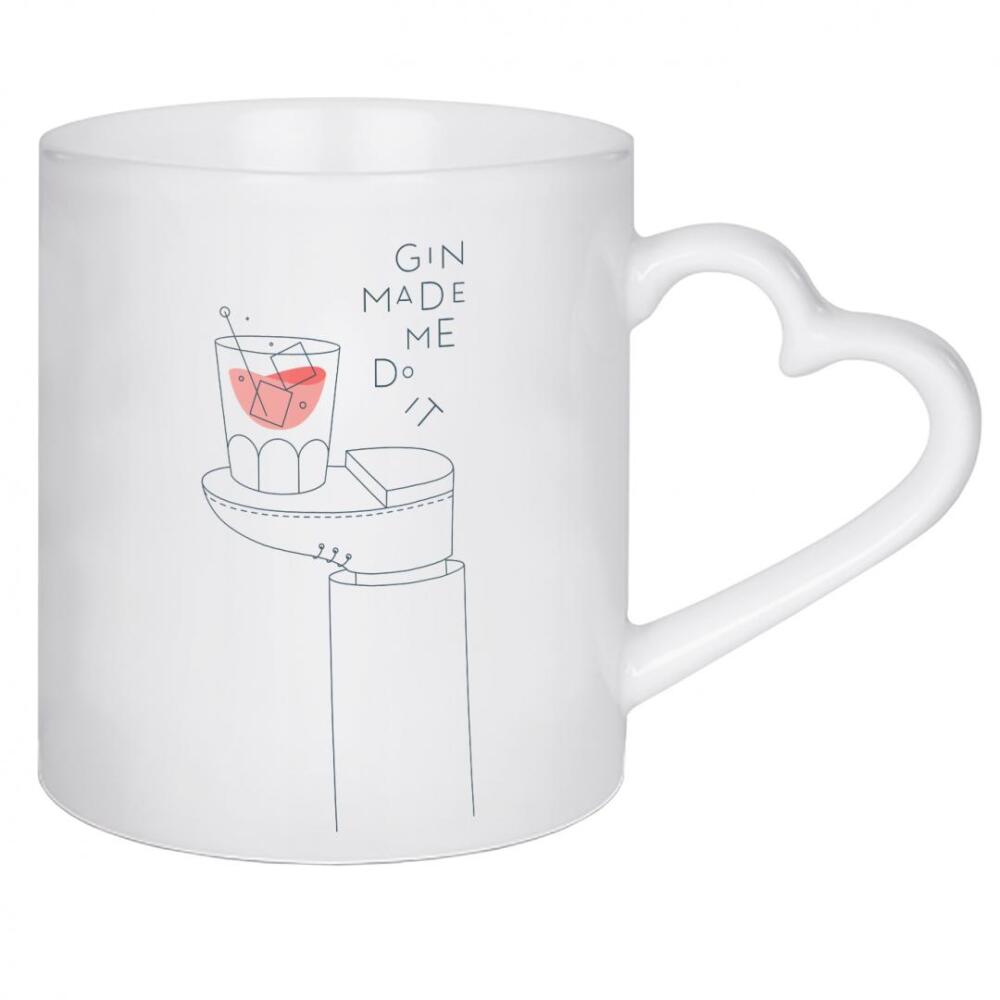 Herztasse "Gin-Cocktail" artboxONE - Essen & Trinken,Essen & Trinken / Alkohol