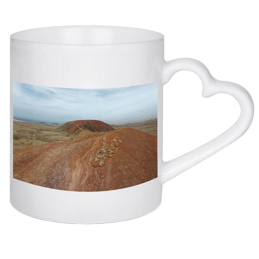 Herztasse "Fuerteventura - Calderon Hondo, SW" artboxONE - Natur,Reise,Reise / Strand und Meer,Reise / Länder