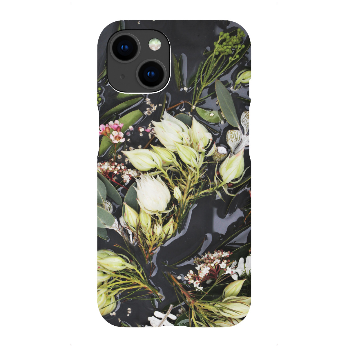 "Black Native Botanical Art"für iPhone - Premium-Case Handyhülle artboxONE