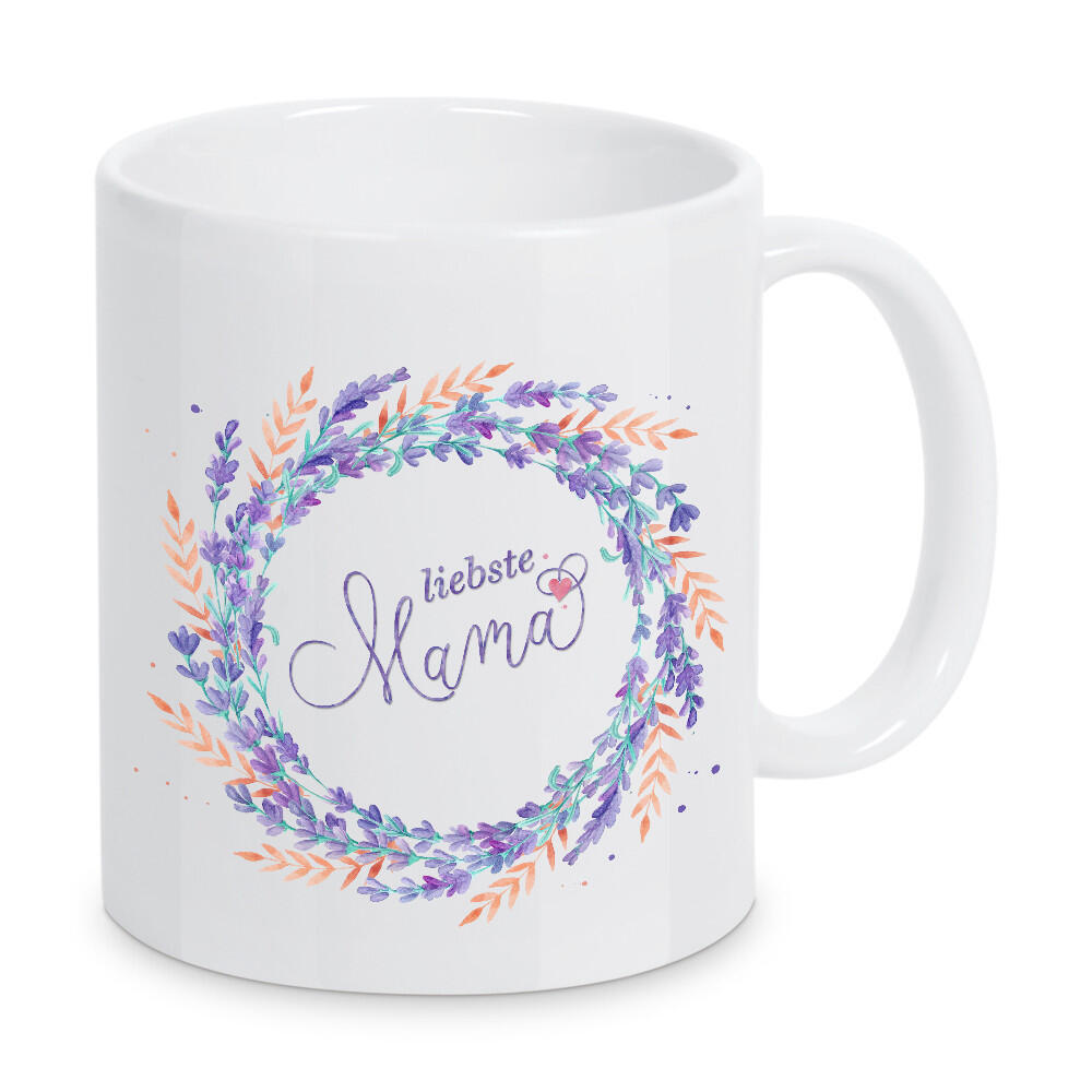 Tasse "Mama, – für dich" artboxONE - Typografie,Floral,Für Mama