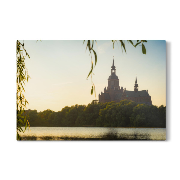 Galerie-Print "Sonnenuntergang in Stralsund" 30x20 cm artboxONE
