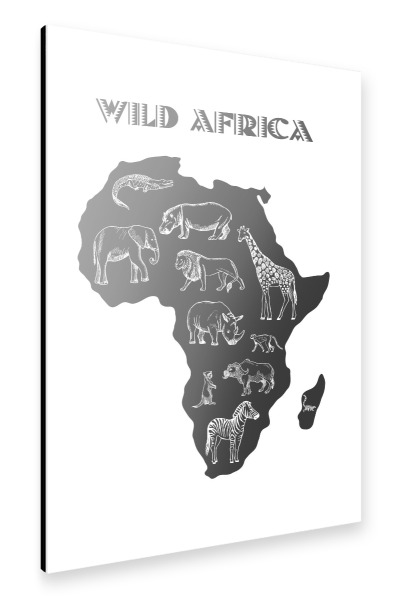 Alu-Dibond "Wildes Afrika" 30x20 cm artboxONE