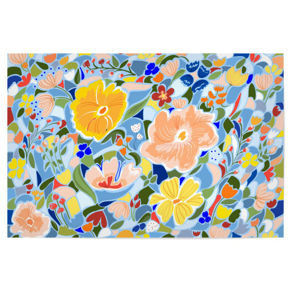 Poster "Summery Floral" artboxONE - Floral