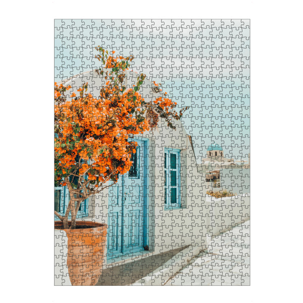 Puzzle Ravensburger "Greece Airbnb, Greece Photography" artboxONE - Städte,Architektur