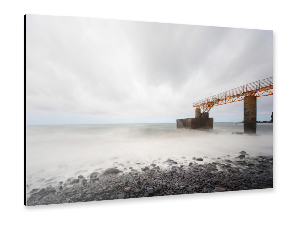 Alu-Dibond "Black Stones" 30x20 cm artboxONE