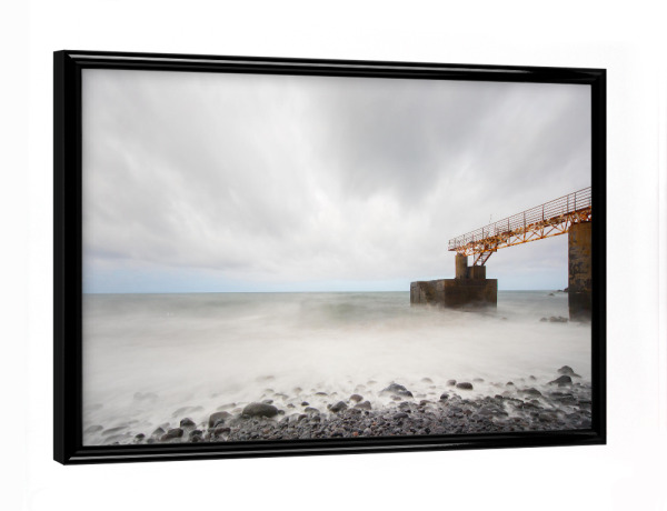 Poster mit schwarzem Rahmen "Black Stones" artboxONE - Natur,Reise,Architektur