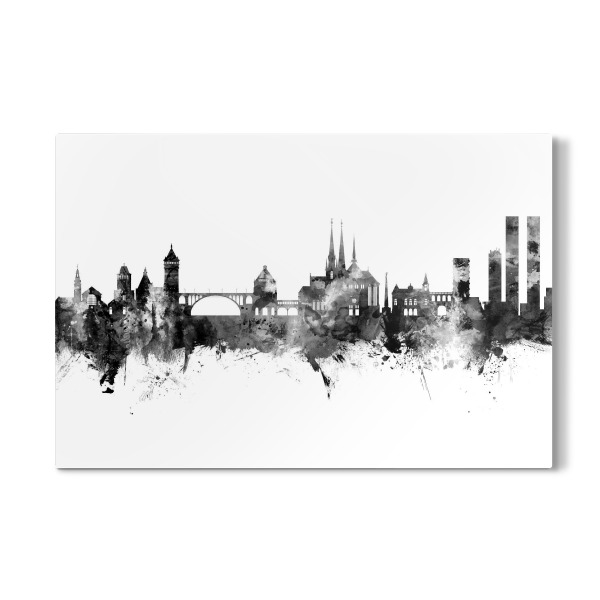 Galerie-Print "Luxembourg City Skyline Black" 30x20 cm artboxONE