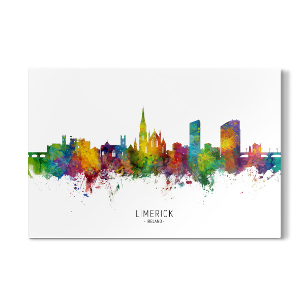 Galerie-Print "Limerick Ireland Skyline txt" 30x20 cm artboxONE