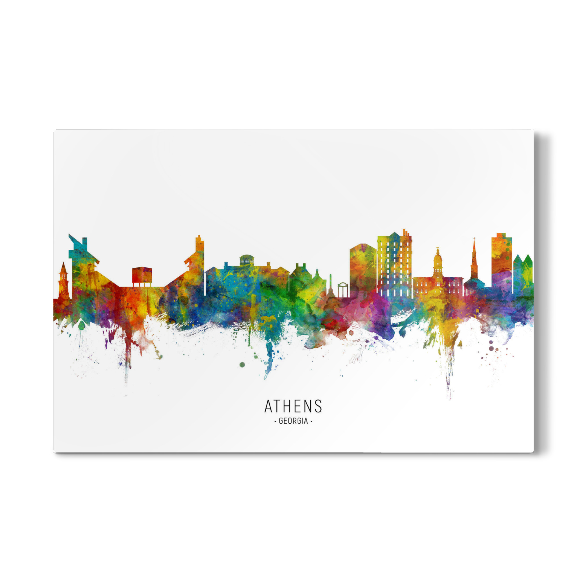 Galerie-Print "Athens Georgia Skyline txt" 30x20 cm artboxONE