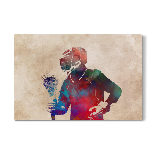 Galerie-Print "Lacrosse player" 30x20 cm artboxONE