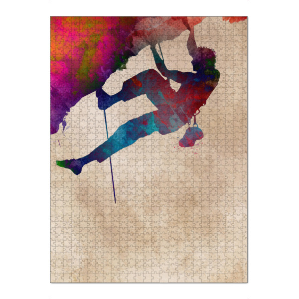 Puzzle Ravensburger "Climber sport art" artboxONE - Sport,Sport / Motivation