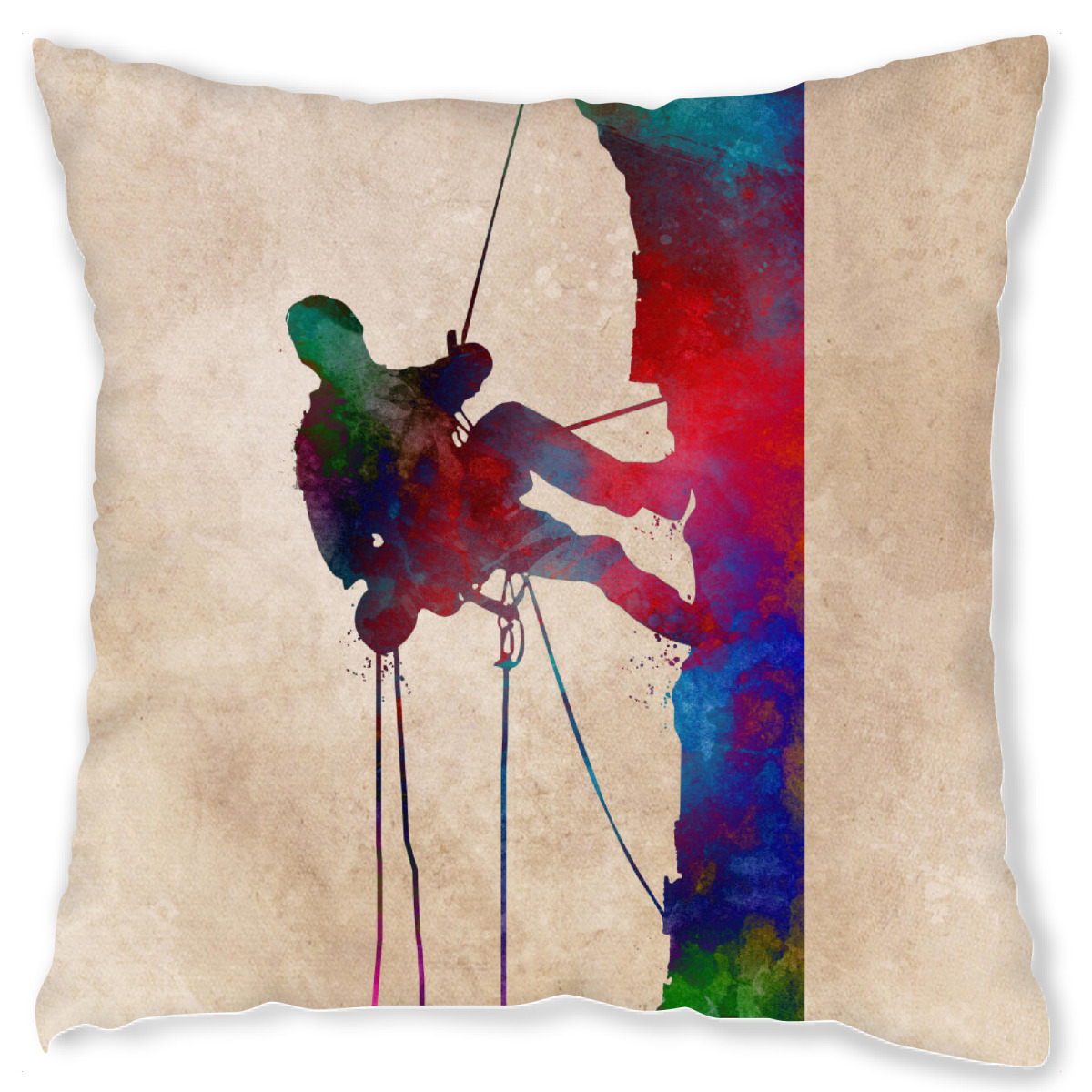Design-Kissen "Climbing sport art" artboxONE - Sport,Sport / Motivation