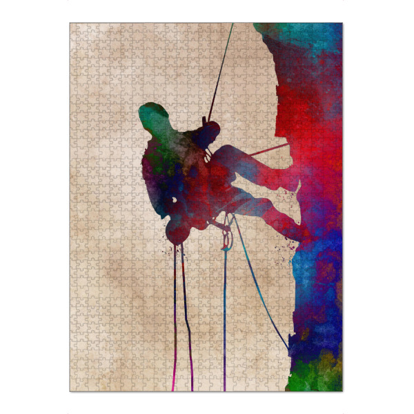 Puzzle Ravensburger "Climbing sport art" artboxONE - Sport,Sport / Motivation