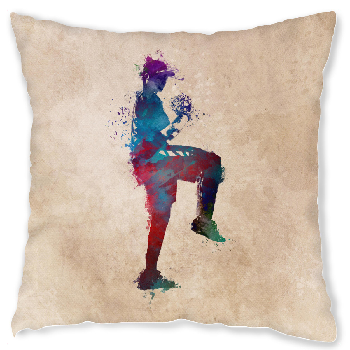 Design-Kissen "Baseball player sport art" artboxONE - Sport - Player,Sport,Sports,Art,Digital,Baseball,Baseball player