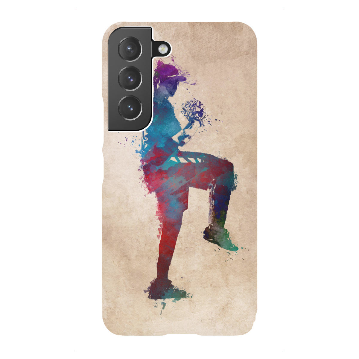 Samsung Galaxy "Baseball player sport art" Premium-Case Handyhülle artboxONE
