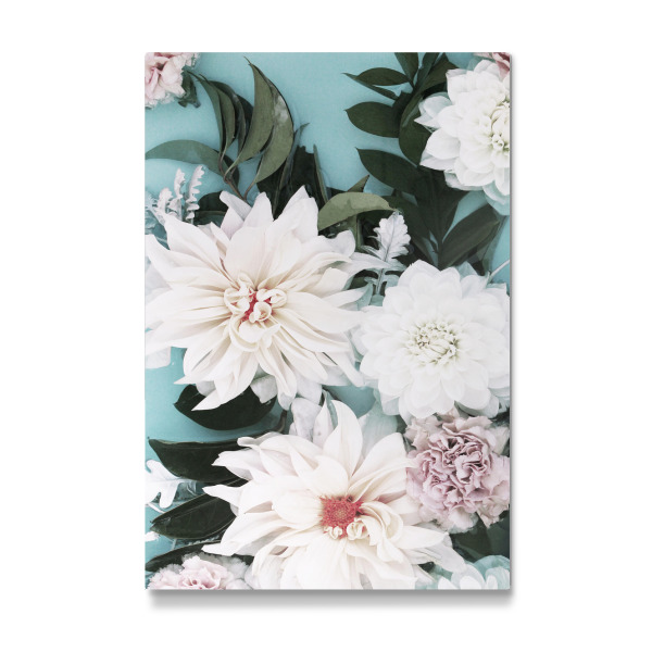 Galerie-Print "Pink Blue Abstract Floral" 30x20 cm artboxONE