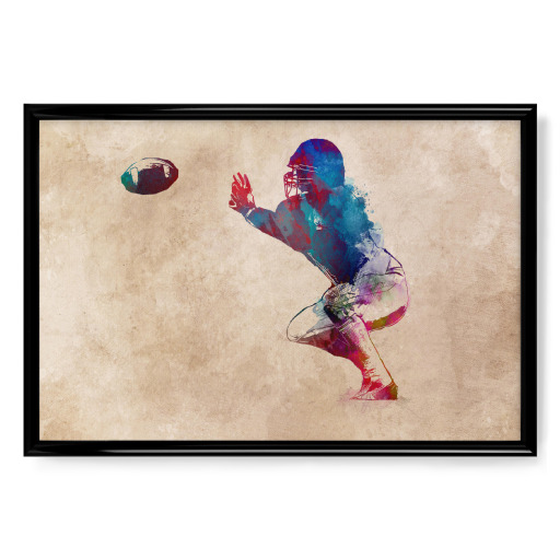 American football sport art