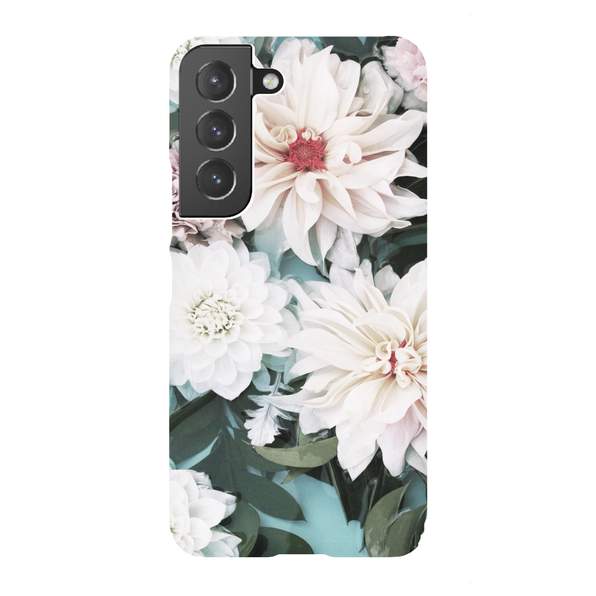 "Abstract Blue Floral Artwork"für Samsung Galaxy - Premium-Case Handyhülle artboxONE