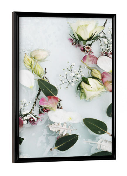 Poster mit schwarzem Rahmen "Abstract Botanical Floral Art" artboxONE - Natur,Floral,Abstrakt