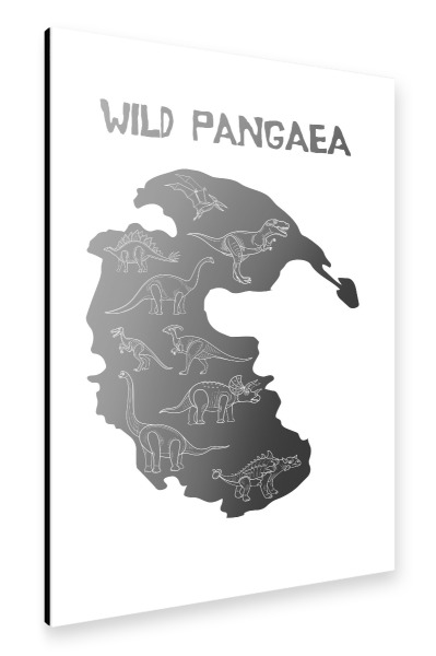 Alu-Dibond "Wildes Pangäa" 30x20 cm artboxONE