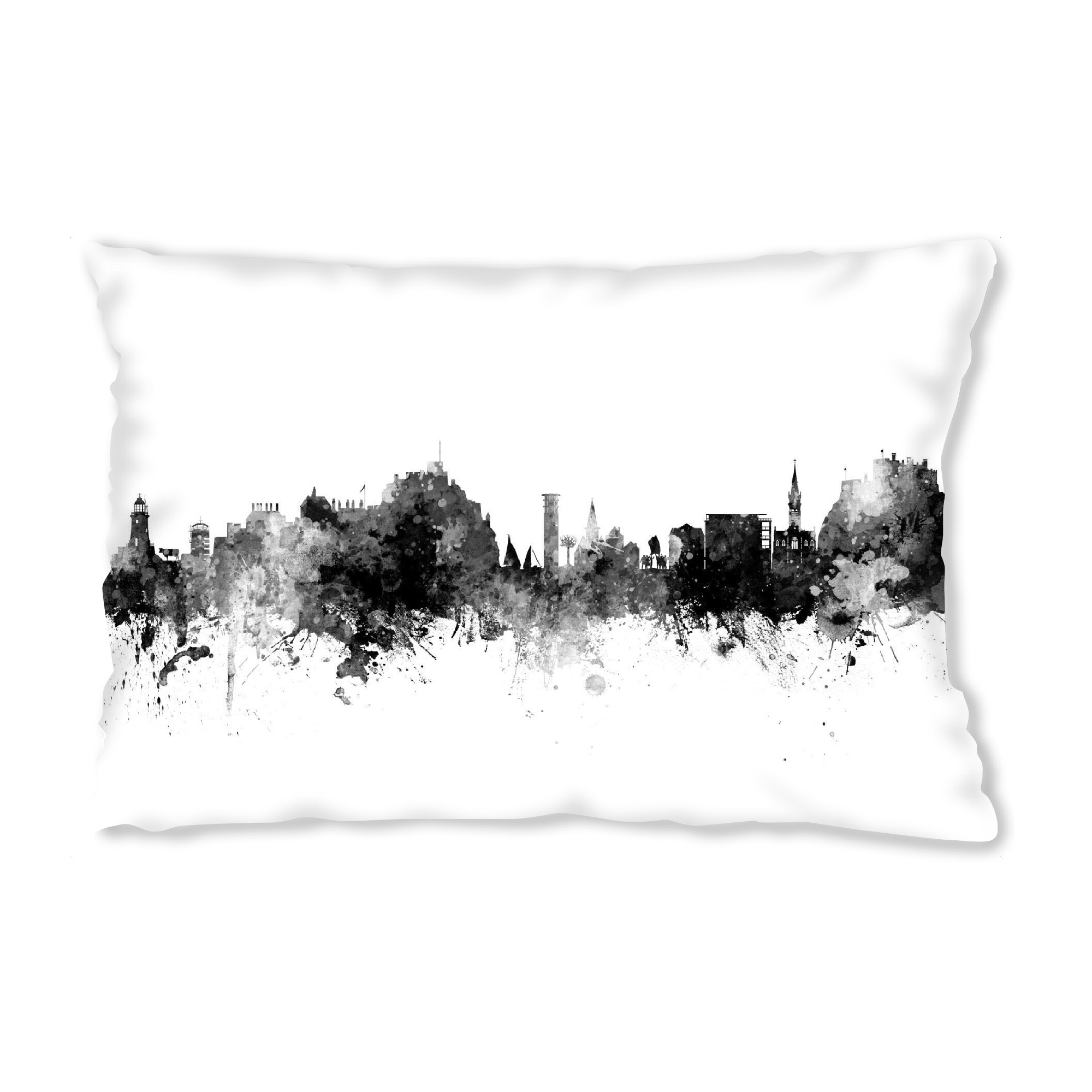 Design-Kissen "Jersey Skyline Black" artboxONE - Städte,Schwarzweiß