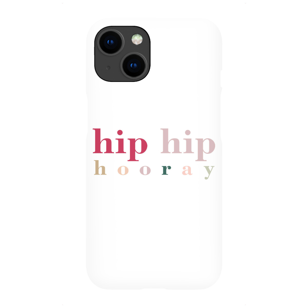 "Hip hip hooray"für iPhone - Premium-Case Handyhülle artboxONE
