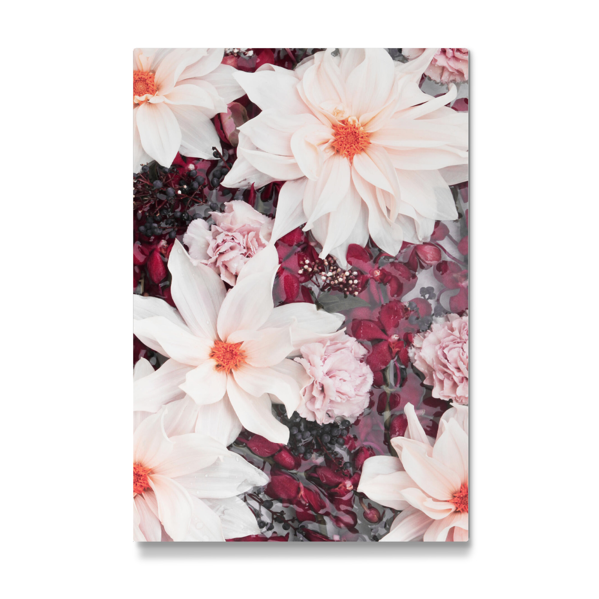 Galerie-Print "Burgundy Floral Photo" 75x50 cm artboxONE