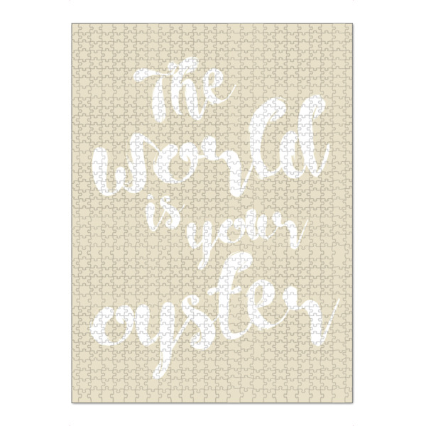 Puzzle Ravensburger "The world is your oyster" artboxONE - Typografie,Natur,Reise,Für Kinder