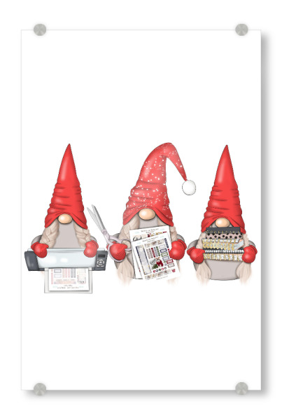Acrylglasbild "Planner Gnomes" artboxONE - Für Kinder,Comic,Für Mama,Festivals