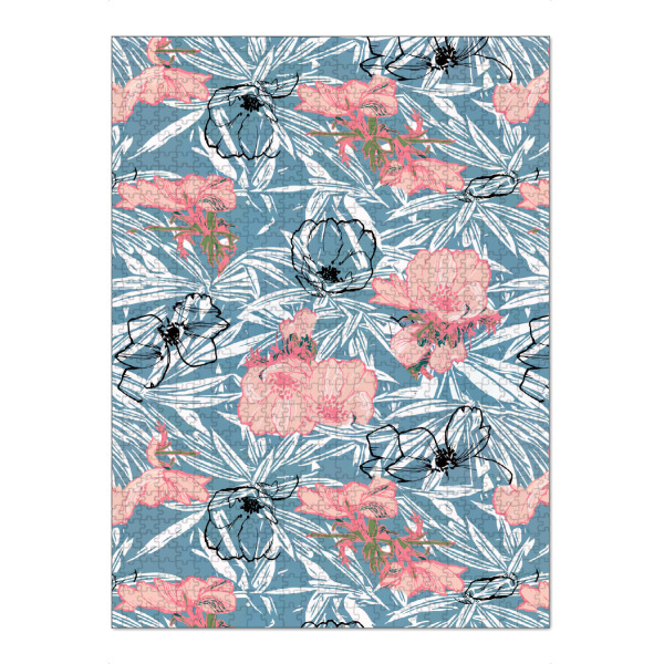 Puzzle Ravensburger "Backyard Palm" artboxONE - Natur,Abstrakt