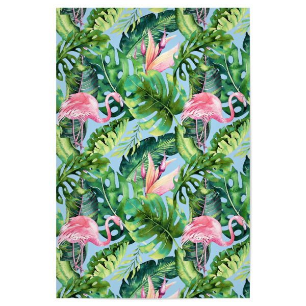 Poster "Flamingo Tropical-II" artboxONE - Natur,Tiere