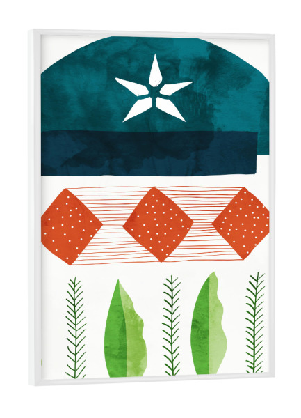 Poster mit weißem Rahmen "Aesthetic" artboxONE - Abstrakt