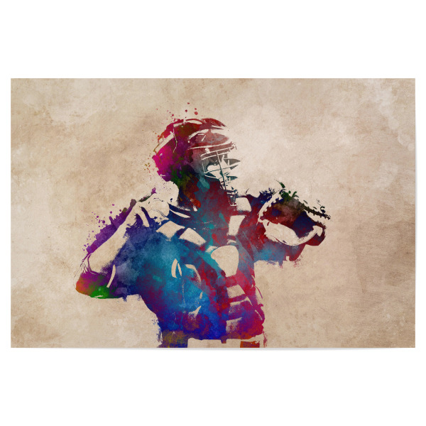 Poster "Baseball sport art" artboxONE - Sport - Baseball sport,Baseball,Sport,Sports,Player,Digital art,Baseball player,Spieler,Game,Sportler