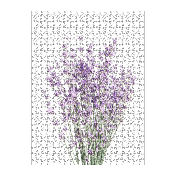 artboxONE Puzzle "Lavender bunch" artboxONE - Floral