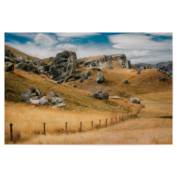 Poster "Castle Hill" artboxONE - Natur,Reise / Länder