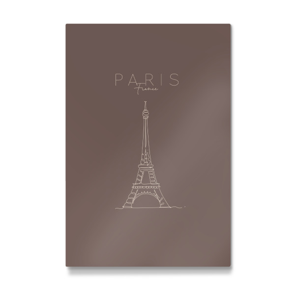 Galerie-Print "Paris eiffel tower brown" 30x20 cm artboxONE