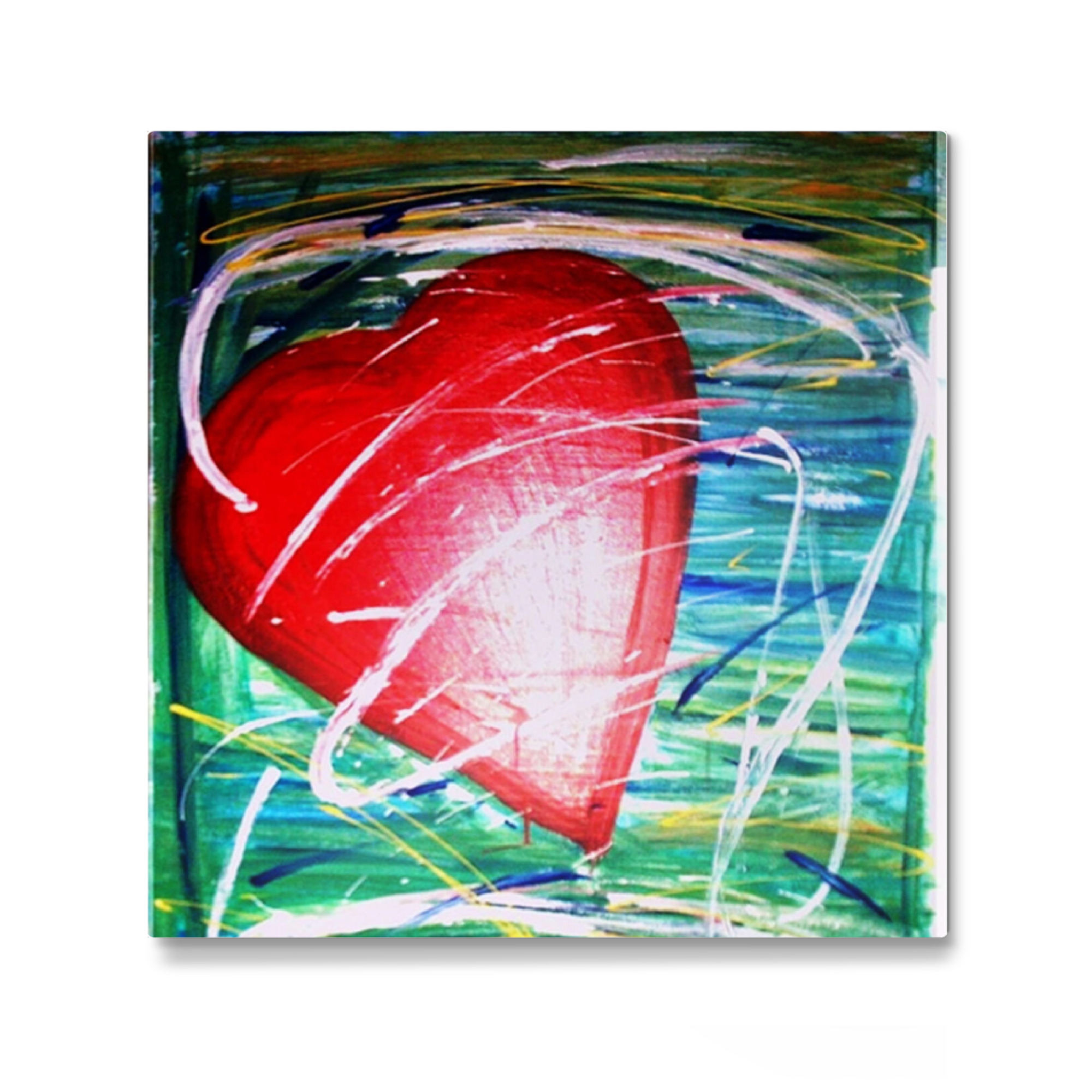 Galerie-Print "Farbenherherz" 30x30 cm artboxONE