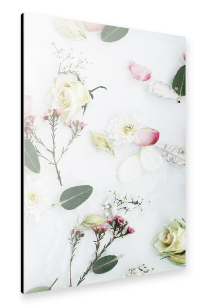 Alu-Dibond "Beautiful Abstract Floral Pattern" 30x20 cm artboxONE
