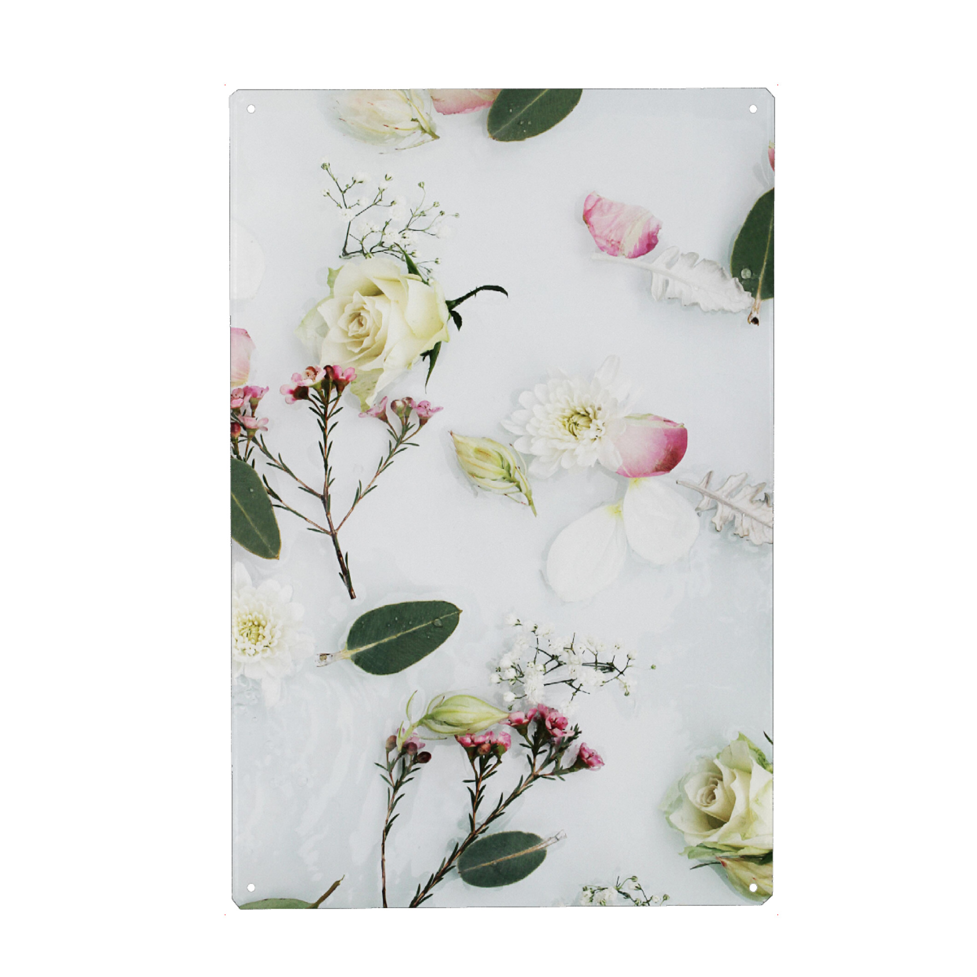 Metall Poster "Beautiful Abstract Floral Pattern" artboxONE - Natur,Floral,Für Mama