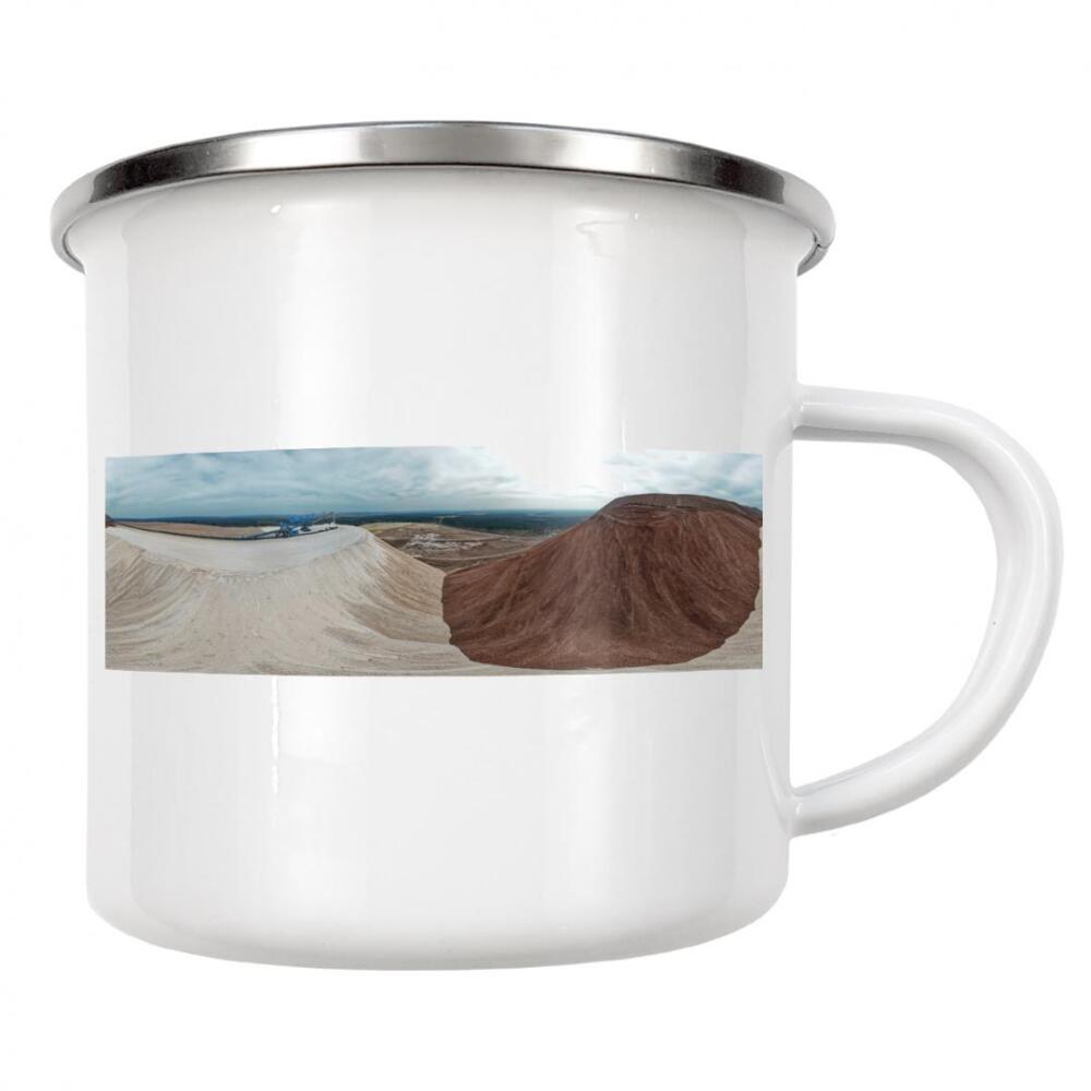 Emaille Tasse "Not Chocolate" artboxONE - Städte,Natur,Reise,Architektur,Reise / Länder