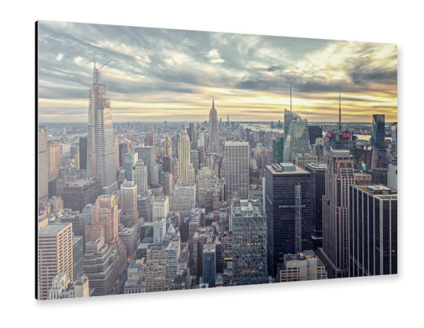 Alu-Dibond "Manhattan View" 30x20 cm artboxONE