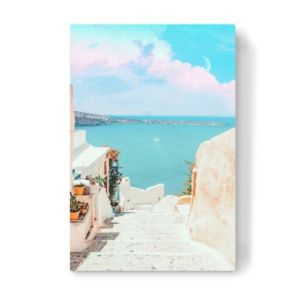 Leinwandbild "Surreal Greece" artboxONE - Städte,Architektur