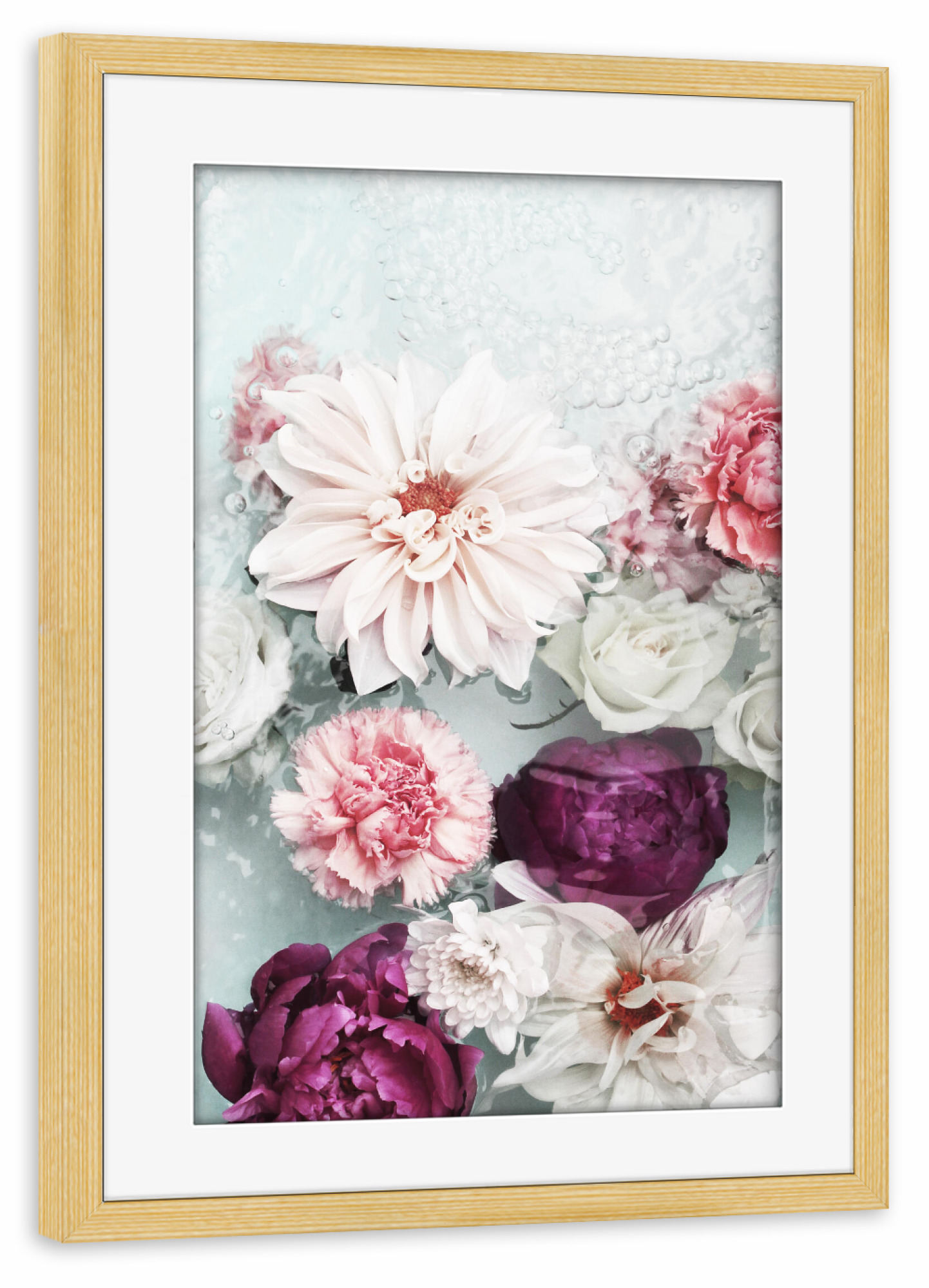 Poster mit Rahmen kiefer "Abstract Floral Photography" artboxONE - Natur,Floral,Für Mama