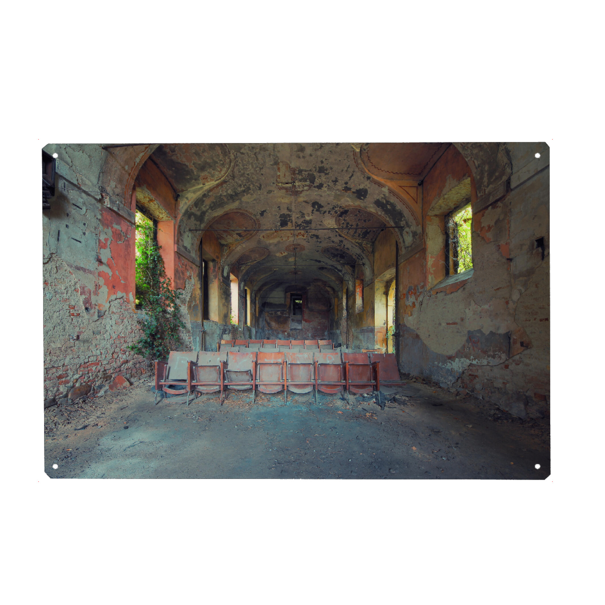 Metall Poster "End of show" artboxONE - Reise,Architektur