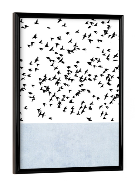 Poster mit schwarzem Rahmen "Gem Journey" artboxONE - Natur,Tiere,Abstrakt,Geometrie