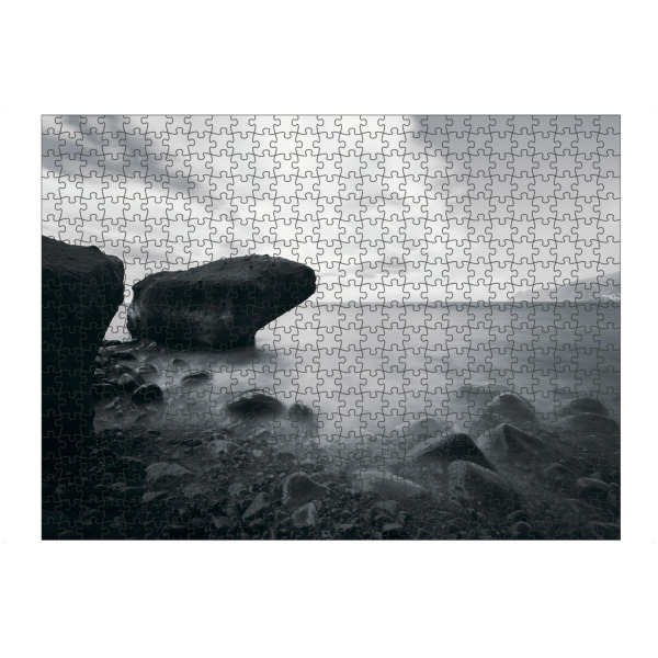 Puzzle Ravensburger "Blackstones" artboxONE - Natur,Reise,Schwarzweiß,Reise / Strand und Meer
