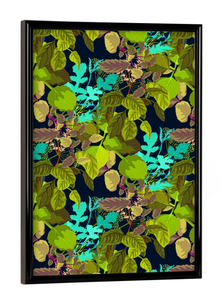 Poster mit schwarzem Rahmen "Autumn leaves" artboxONE - Natur