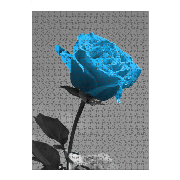 Puzzle Ravensburger "Liebes Rose blau ck" artboxONE - Natur,Abstrakt,Liebe